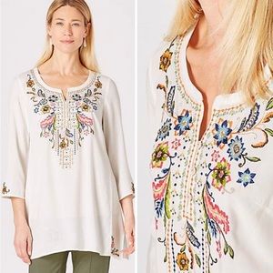 J.Jill Sz M Embroidered Tunic